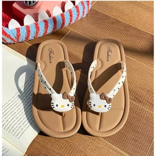 Dép Kẹp Nữ Mặt Mèo Dễ Thương, Đế Mềm Chống Trơn Trượt, Dép Xỏ Ngón Đi Biển Đi Chơi Siêu Cute - Đoàn Shoes - TÔNG MÈO