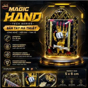 Vật Trang Trí Để Bàn Làm Việc Mặt Dây Chuyền Thủ Công Tinh Xảo Khung Nhựa 6cm Phong Cách Thái