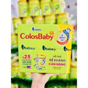 Thùng 24 hộp sữa uống dinh dưỡng ColosBaby Gold D3K2 110ml tăng cân hỗ trợ tiêu hóa toàn diện