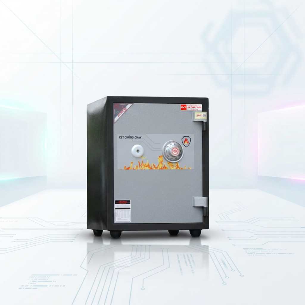 Két sắt Việt Tiệp khóa cơ KVT40KC chống cháy két sắt chính hãng giá rẻ an toàn