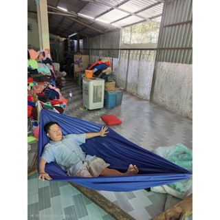 võng dù 1 lớp ngang 1m4, dài 2m1
