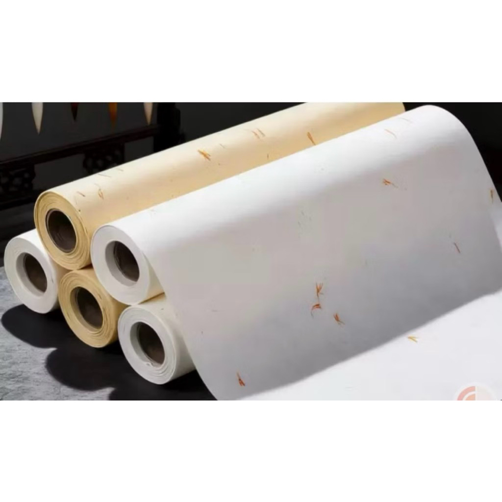 Giấy xuyến chỉ có vân hoa cỏ kích thước 35x20m