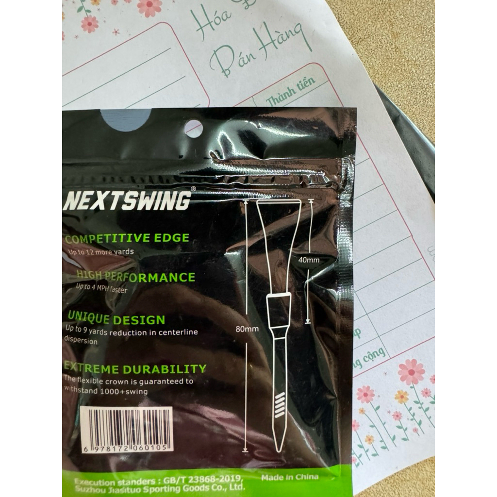 tee golf lưới thép tĩnh điện