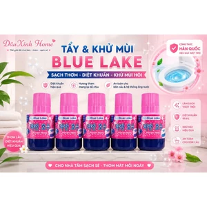 Combo 5 Cốc Thả Bồn Cầu Blue Lake 180g Hương Hoa - Khử Mùi, Diệt Khuẩn