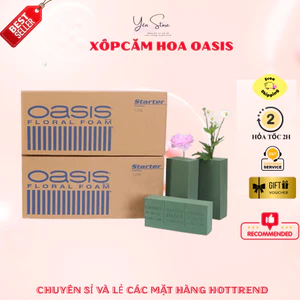 Combo 3-5-10 Viên Xốp Cắm Hoa Oasis Loại Tốt, Cắm Hoa Tươi, Hoa Khô Trang Trí Decor Diy YEN Store