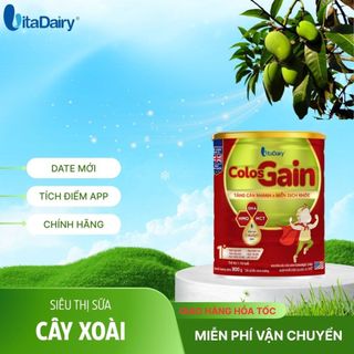 Colos Gain L800g, Sữa công thức cho trẻ suy dinh dưỡng, tăng cường miễn dịch. Vitadairy.