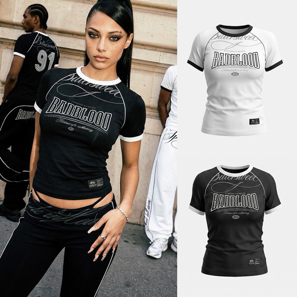 áo thun cổ tròn Badblood new