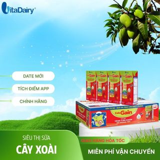 Combo 3-4 Thùng sữa pha sẵn Colos Gain miễn dịch khỏe, lên cân nhanh Vitadairy.