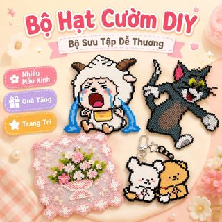 【Khoảng 14.000 hạt/Bộ phụ kiện combo】Hạt nhựa nóng chảy – Nhiều màu sắc để lựa chọn – Đa sáng tạo đa tính năng