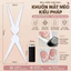 Khuôn Mắt Mèo Kiểu Pháp Kèm Nam Châm Trụ - Dụng Cụ Tạo Hiệu Ứng Mắt Mèo Nail Cat Eye Cao Cấp NB16