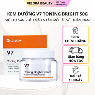 Kem Dưỡng Trắng Da V7 Toning Light Cream 50ml Hàn Quốc giúp da sáng đều màu và làm mờ thâm nám