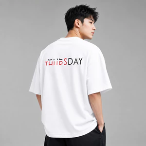 Áo thun nam nữ AURORIS Thursday oversize 100% cotton 250gsm cao cấp, áo phông form rộng trẻ trung