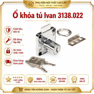 [ Hàng Xịn, Giá Tốt ] Ổ Khóa Tủ IVAN CHÍNH HÃNG 3138.022