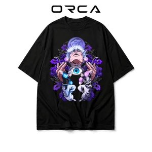 Áo thun Orca in hình Gojo Satoru Geto Jujutsu Kaisen - Vải Cotton cao cấp - ORCA556
