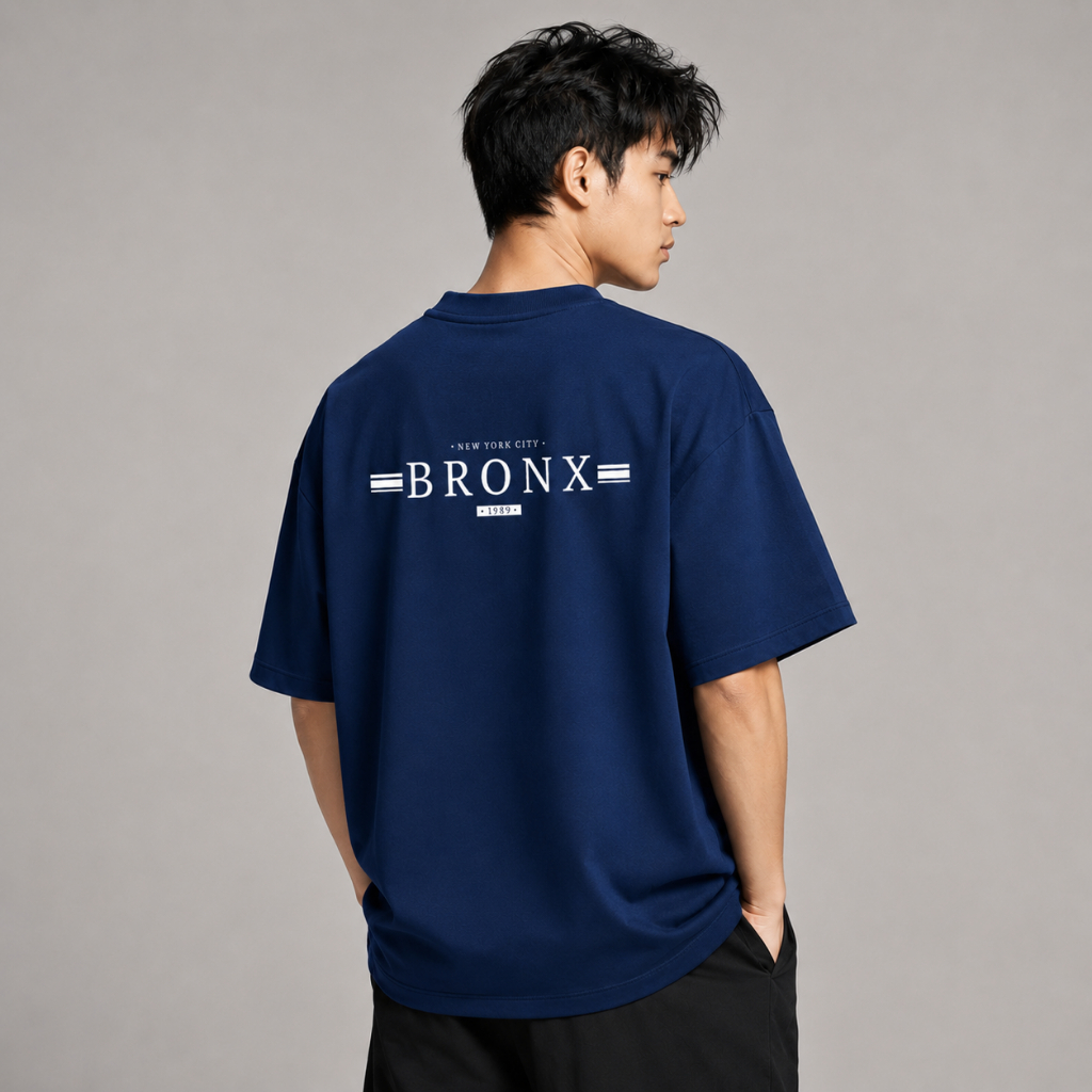 Áo thun nam nữ AURORIS Bronx oversize 100% cotton 250gsm cao cấp, áo phông form rộng trẻ trung