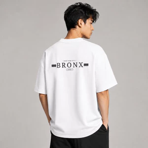 Áo thun nam nữ AURORIS Bronx oversize 100% cotton 250gsm cao cấp, áo phông form rộng trẻ trung