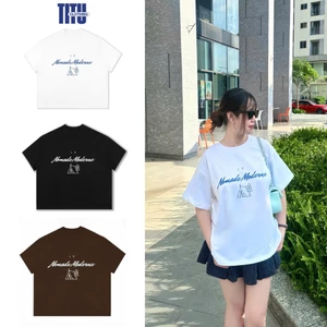 Áo Thun Form Boxy "Le Nomade Moderne" , Cotton 250GSM