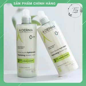 Sữa Tắm Aderma Crème Douche Hydratante 500ml,750ml | hỗ trợ dưỡng ẩm, giảm mụn lưng ,thu nhỏ lỗ chân lông