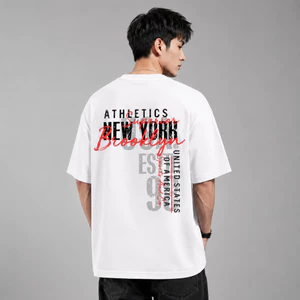 Áo thun nam nữ AURORIS NY Athletics oversize 100% cotton 250gsm cao cấp, áo phông unisex form rộng trẻ trung
