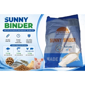 Sunny Binder - chất tạo kết dính thức ăn cho cá, tôm, chăn nuôi, thủy sản - Giúp thức ăn lâu tan, tiết kiệm, hiệu quả