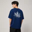 Áo thun nam nữ AURORIS Leaf oversize 100% cotton 250gsm cao cấp, áo phông unisex form rộng trẻ trung