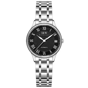 Đồng Hồ Nữ I&W Carnival 682L-T2 Chính Hãng Full Box Chống Nước 30m Kính Sapphire (Máy Cơ Tự Động)