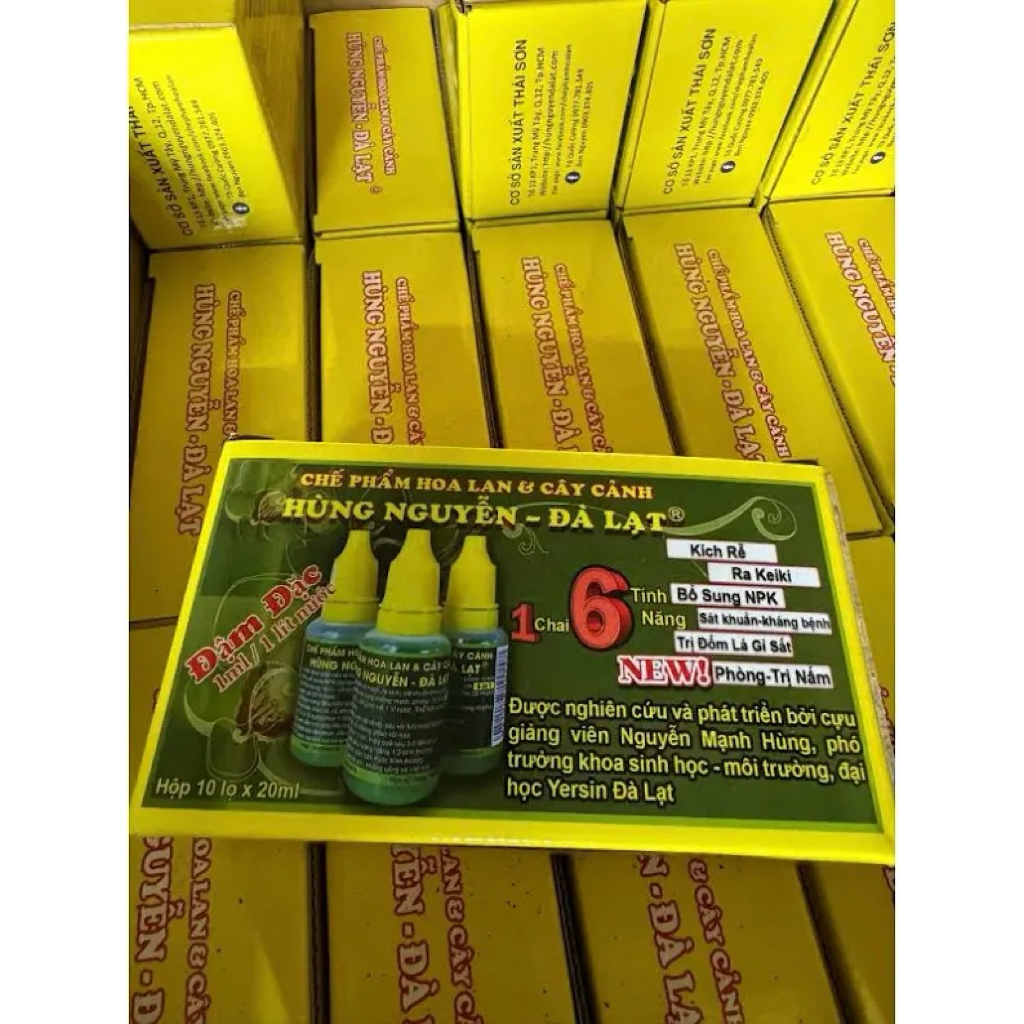 [CHÍNH HÃNG] Chế Phẩm Hùng Nguyễn Đà Lạt Cho Hoa Lan & Cây Cảnh - "Thần Dược" 6 Trong 1
