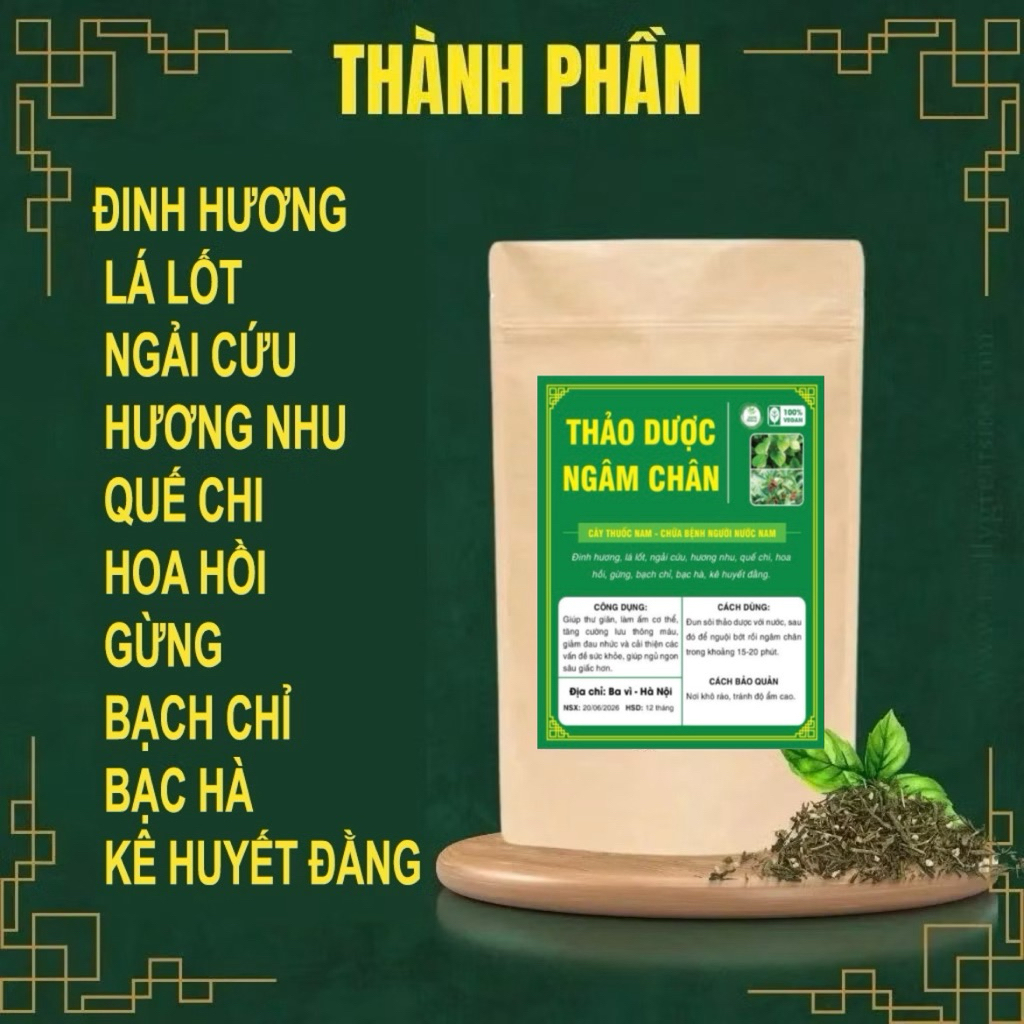 THẢO DƯỢC NGÂM CHÂN