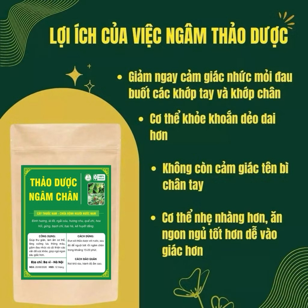 THẢO DƯỢC NGÂM CHÂN