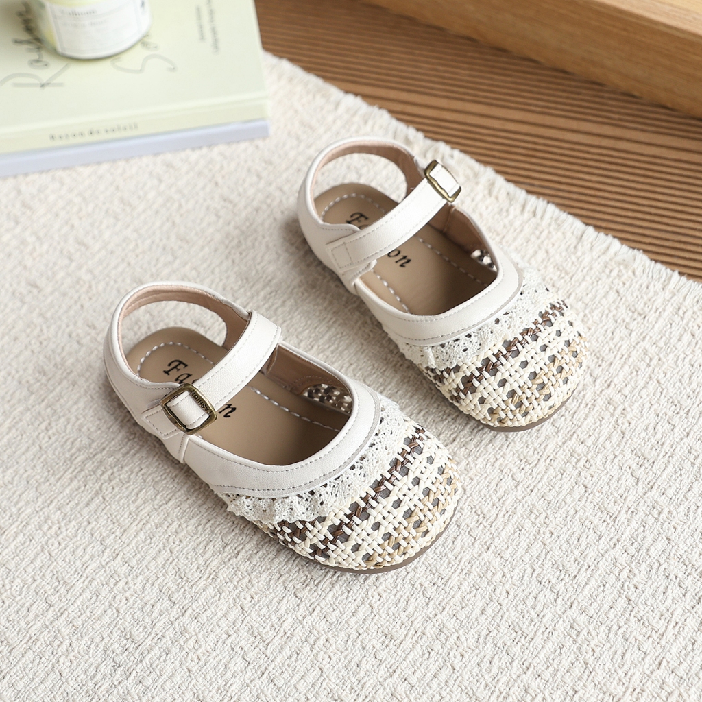 Giày sandal sau mắt cá Bella Neman phong cách vintage, đế êm chân phù hợp bé 1-6 tuổi