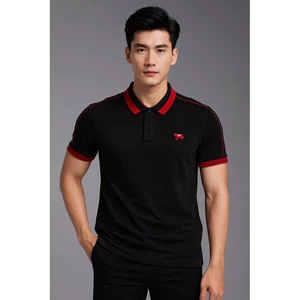 Mã A40 áo thun polo nam chất vải poly thoáng mát lịch lãm sang trọng