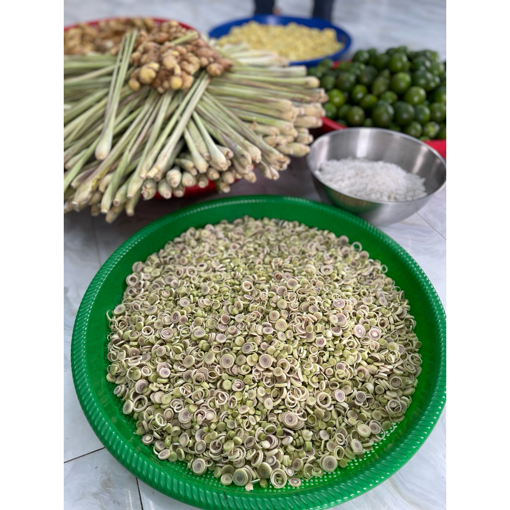 Chanh gừng sả muối đường mía thô(kháng sinh tự nhiên)