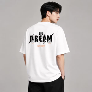 Áo thun nam nữ AURORIS Big Dream oversize 100% cotton 250gsm cao cấp, áo phông unisex form rộng trẻ trung