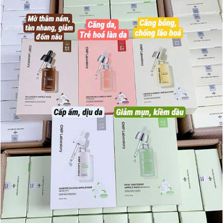Combo 5 miếng mặt nạ CNP Laboratory Ampule Mask cấp ẩm, phục hồi, dưỡng sáng da & chống lão hóa