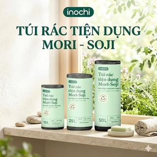 Túi rác tiện dụng Inochi - Soji màu Đen và loại có hương thơm size 10L, 25L, 50L