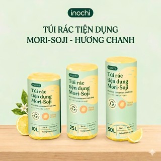 Túi rác tiện dụng Inochi - Soji màu Đen và loại có hương thơm size 10L, 25L, 50L