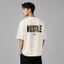 Áo thun nam nữ AURORIS Hustle Hard oversize 100% cotton 250gsm cao cấp, áo phông unisex form rộng trẻ trung
