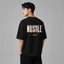 Áo thun nam nữ AURORIS Hustle Hard oversize 100% cotton 250gsm cao cấp, áo phông unisex form rộng trẻ trung