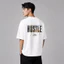 Áo thun nam nữ AURORIS Hustle Hard oversize 100% cotton 250gsm cao cấp, áo phông unisex form rộng trẻ trung