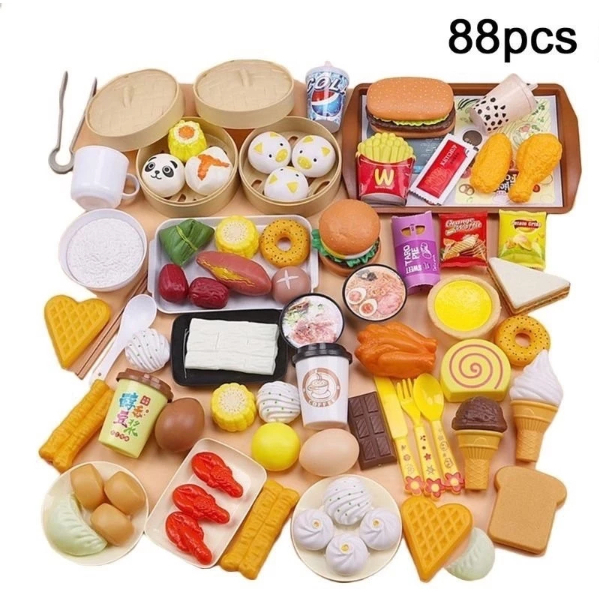 2. BỘ ĐỒ CHƠI NẤU ĂN DIMSUM 88 CHI TIẾT – BÉ THỎA SỨC LÀM ĐẦU BẾP NHÍ