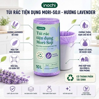 Túi rác tiện dụng Inochi - Hương Lavender có quai đủ size S,M,L
