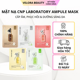 Combo 5 miếng mặt nạ CNP Laboratory Ampule Mask cấp ẩm, phục hồi, dưỡng sáng da & chống lão hóa