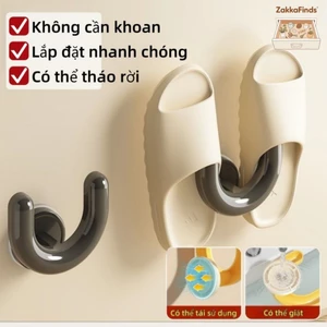 Móc Treo Tường Cốc Hút Không Khoan Đục – Đa Năng Treo Đồ, Móc Treo Dép Nhựa, Chịu Lực Tốt, Bám Tường Chắc Chắn, Nhiều Mà