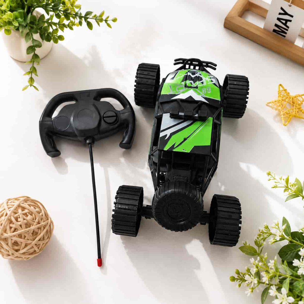 Ô Tô Điều Khiển Từ Xa Địa Hình, Nhựa ABS, Bánh Xe Lớn, Tốc Độ Nhanh, Điều Khiển Không Dây