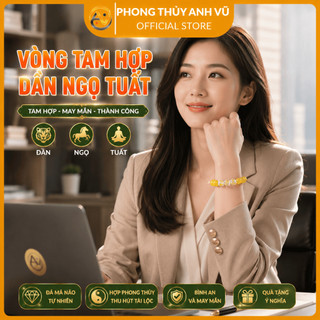 Vòng tay mệnh kim - vòng phong thủy tuổi dần - chất liệu mã não vàng - may mắn tài lộc bình an