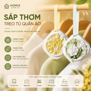 Sáp Thơm, Sáp Treo Tủ Quần Áo, Phòng Ngủ Khử Mùi Ẩm Mốc, Hương Tinh Dầu Tự Nhiên Lưu Hương Lâu