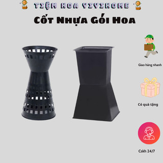 Cốt Nhựa Xòe Tròn - Vuông Nhiều Size, Cốt Nhựa 2 Đầu Đứng Chuyên Gói Hoa Sáp, Hoa Tươi,Hoa Handmand