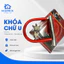 Khoá chữ U chống trộm bọc caosu PP, khóa U inox U bọc nhựa cao su, Khóa U xe máy loại 1