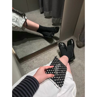 Giày Mooreyu Atelier studded bow ballet flats