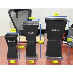 Cốt trụ vuông cắm hoa nhiều size bằng nhựa dẻo dày dặn